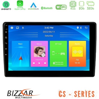 Bizzar CS Series 4Core Android13 2+32GB Opel Astra/Corsa/Antara/Zafira Navigation Multimedia Tablet 9