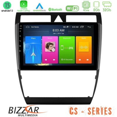 Bizzar CS Series 4Core Android13 2+32GB Audi A6 (C5) 1997-2004 Navigation Multimedia Tablet 9