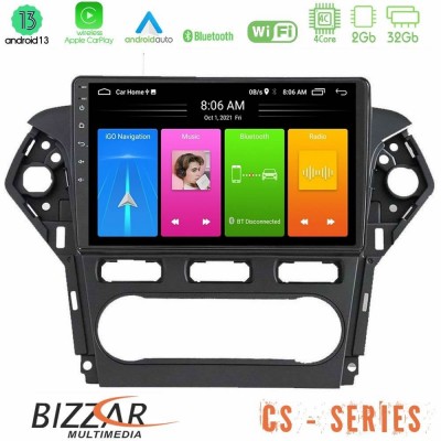 Bizzar CS Series 4Core Android13 2+32GB Ford Mondeo 2011-2014 Navigation Multimedia Tablet 9