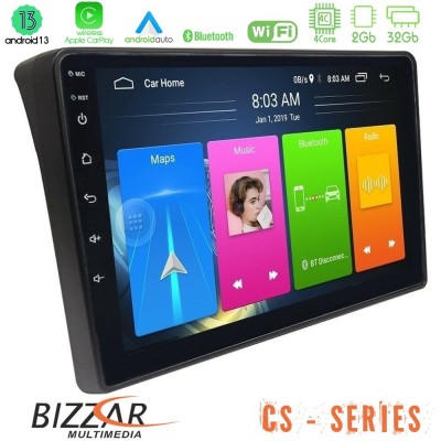 Bizzar CS Series 4Core Android13 2+32GB Fiat Ducato/Citroen Jumper/Peugeot Boxer Navigation Multimedia Tablet 9