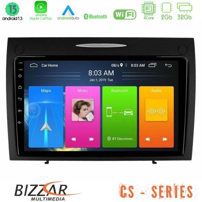 Bizzar CS Series 4Core Android13 2+32GB Mercedes SLK Class Navigation Multimedia Tablet 9