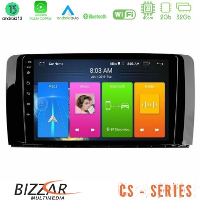 Bizzar CS Series 4Core Android13 2+32GB Mercedes R Class Navigation Multimedia Tablet 9