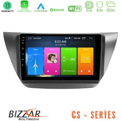 Bizzar CS Series 4Core Android13 2+32GB Mitsubishi Lancer 2004 – 2008 Navigation Multimedia Tablet 9