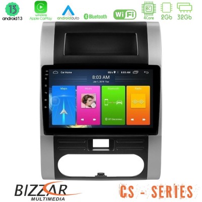 Bizzar CS Series 4Core Android13 2+32GB Nissan X-Trail T31 Navigation Multimedia Tablet 10