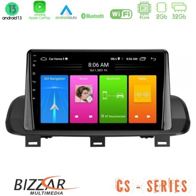 Bizzar CS Series 4Core Android13 2+32GB Nissan Qashqai J12 & X-Trail T33 Navigation Multimedia Tablet 10