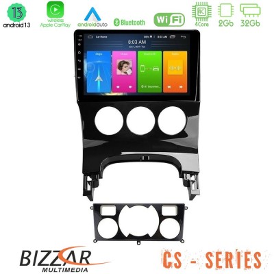 Bizzar CS Series 4Core Android13 2+32GB Peugeot 3008 AUTO A/C Navigation Multimedia Tablet 9