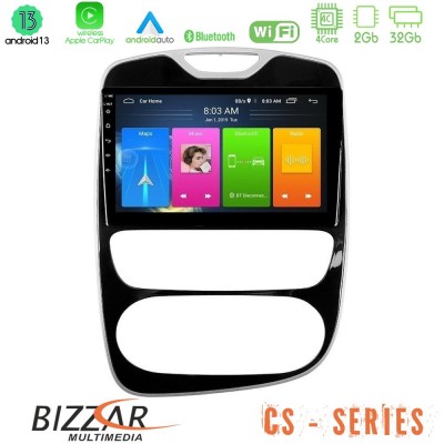 Bizzar CS Series 4Core Android13 2+32GB Renault Clio 2016-2019 Navigation Multimedia Tablet 10