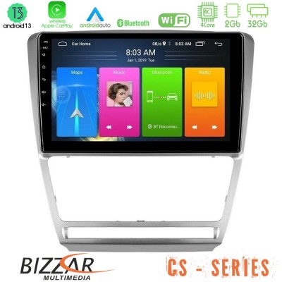 Bizzar CS Series 4Core Android13 2+32GB Skoda Octavia 5 Navigation Multimedia Tablet 10