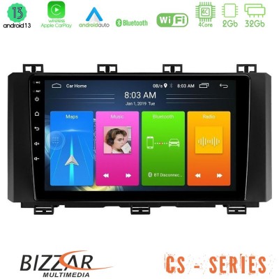 Bizzar CS Series 4Core Android13 2+32GB Seat Ateca 2017-2021 Navigation Multimedia Tablet 9