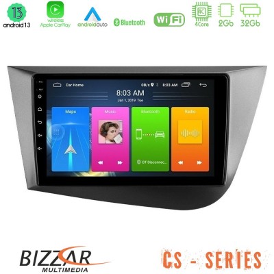 Bizzar CS Series 4Core Android13 2+32GB Seat Leon Navigation Multimedia Tablet 9