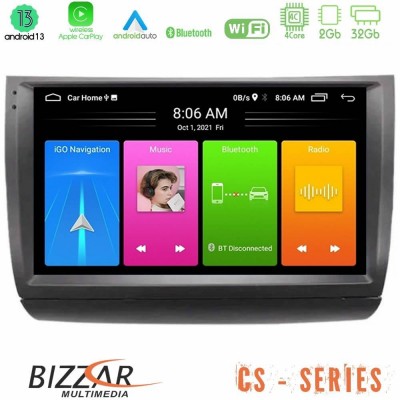 Bizzar CS Series 4Core Android13 2+32GB Toyota Prius 2004-2009 Navigation Multimedia Tablet 9