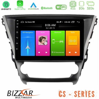 Bizzar CS Series 4Core Android13 2+32GB Toyota Avensis 2015-2018 Navigation Multimedia Tablet 9