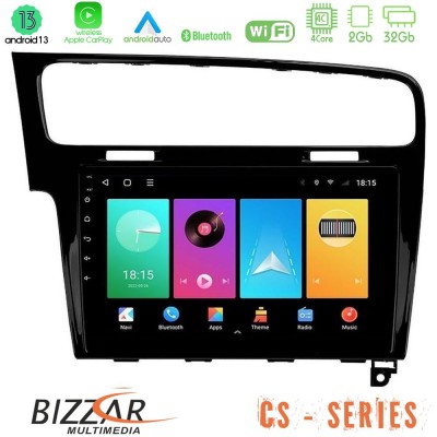 Bizzar CS Series 4Core Android13 2+32GB VW GOLF 7 Navigation Multimedia Tablet 10