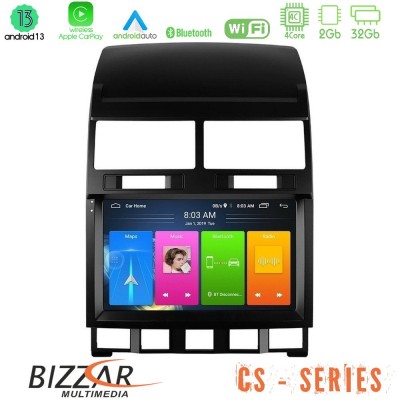 Bizzar CS Series 4Core Android13 2+32GB VW Touareg 2002 – 2010 Navigation Multimedia Tablet 9