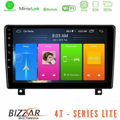 Bizzar 4T Series Opel Astra H 4Core Android13 2+32GB Navigation Multimedia Tablet 9