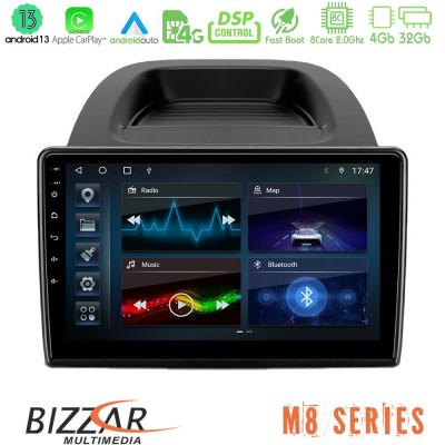 Bizzar M8 Series Ford Ecosport 2018-2020 8core Android13 4+32GB Navigation Multimedia Tablet 10