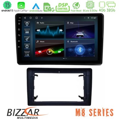 Bizzar M8 Series Chrysler / Dodge / Jeep 8core Android13 4+32GB Navigation Multimedia Tablet 10