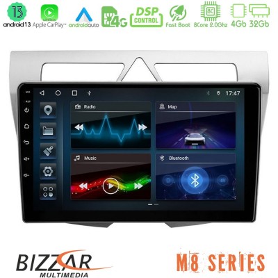 Bizzar M8 Series Kia Picanto 8core Android13 4+32GB Navigation Multimedia Tablet 9