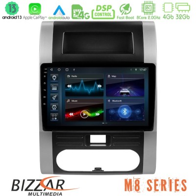 Bizzar M8 Series Nissan X-Trail T31 8core Android13 4+32GB Navigation Multimedia Tablet 10