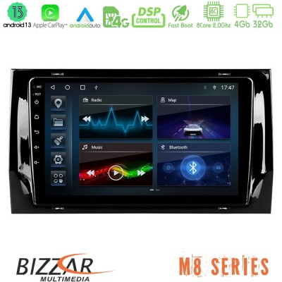 Bizzar M8 Series Skoda Kodiaq 2017-> 8core Android13 4+32GB Navigation Multimedia Tablet 10