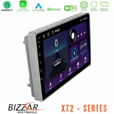 Bizzar XT2 Series 4Core Android13 2+32GB Opel Astra/Corsa/Antara/Zafira Navigation Multimedia Tablet 9