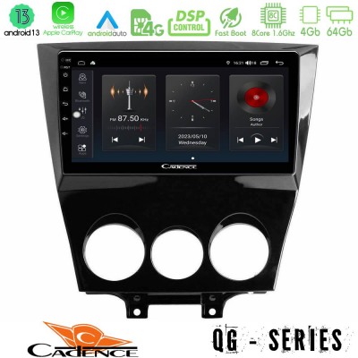 Cadence QG Series 8Core Android13 4+64GB Mazda RX8 2008-2012 Navigation Multimedia Tablet 9