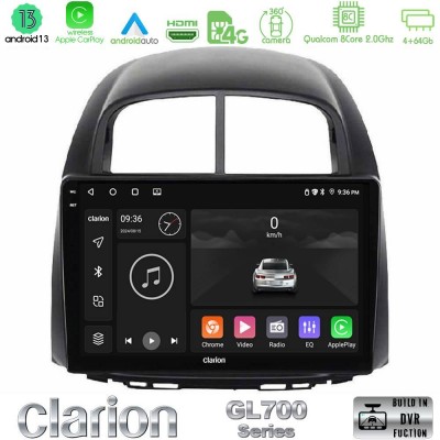 Clarion GL700 Series 8Core Android13 4+64GB Daihatsu Sirion/Subaru Justy Navigation Multimedia Tablet 10