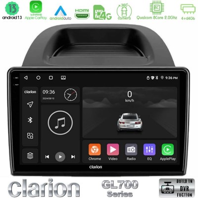 Clarion GL700 Series 8Core Android13 4+64GB Ford Ecosport 2018-2020 Navigation Multimedia Tablet 10