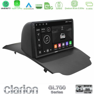 Clarion GL700 Series 8Core Android13 4+64GB Ford Ecosport 2014-2017 Navigation Multimedia Tablet 10