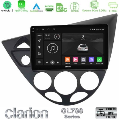 Clarion GL700 Series 8Core Android13 4+64GB Ford Focus 1999-2004 Navigation Multimedia Tablet 9