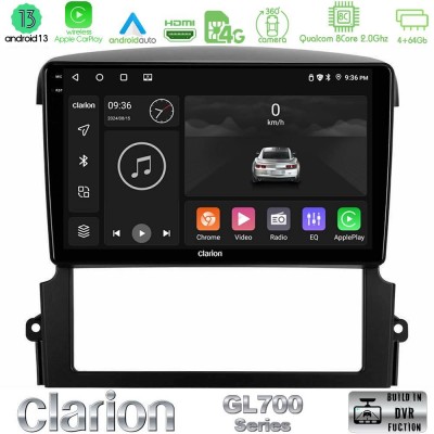 Clarion GL700 Series 8Core Android13 4+64GB Kia Sorento Navigation Multimedia Tablet 9