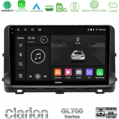 Clarion GL700 Series 8Core Android13 4+64GB Kia Ceed 2018-2023 Navigation Multimedia Tablet 9