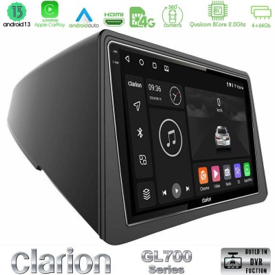 Clarion GL700 Series 8Core Android13 4+64GB Opel Mokka Navigation Multimedia Tablet 9