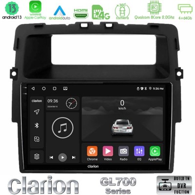 Clarion GL700 Series 8Core Android13 4+64GB Renault/Nissan/Opel Navigation Multimedia Tablet 10