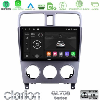 Clarion GL700 Series 8Core Android13 4+64GB Subaru Forester 2003-2007 Navigation Multimedia Tablet 9