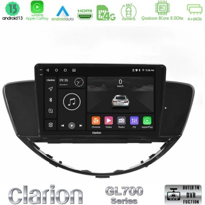 Clarion GL700 Series 8Core Android13 4+64GB Subaru Tribeca 2007-2014 Navigation Multimedia Tablet 9