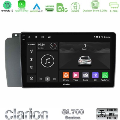 Clarion GL700 Series 8Core Android13 4+64GB Volvo S60 2004-2009 Navigation Multimedia Tablet 9