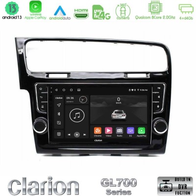 Clarion GL700 Series 8Core Android13 4+64GB VW GOLF 7 Navigation Multimedia Tablet 9