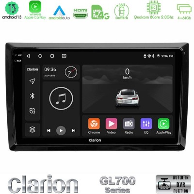 Clarion GL700 Series 8Core Android13 4+64GB VW Beetle Navigation Multimedia Tablet 9