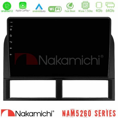 Nakamichi NAM5260 Series 4Core Android12 4+64GB Jeep Grand Cherokee 1999-2004 Navigation Multimedia Tablet 9