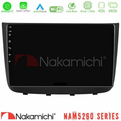 Nakamichi NAM5260 Series Mercedes Vito/Viano 2003-2006 4Core Android12 4+64GB Navigation Multimedia Tablet 10″ Με Carplay & Android Auto