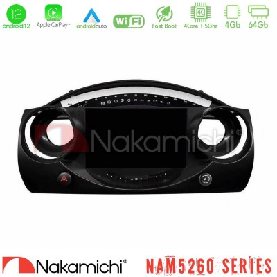 Nakamichi NAM5260 Series 4Core Android12 4+64GB Mini Cooper R50 Navigation Multimedia Tablet 9