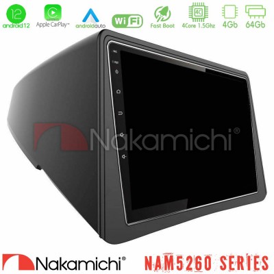 Nakamichi NAM5260 Series 4Core Android12 4+64GB Opel Mokka Navigation Multimedia Tablet 9