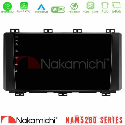 Nakamichi NAM5260 Series 4Core Android12 4+64GB Seat Ateca 2017-2021 Navigation Multimedia Tablet 9