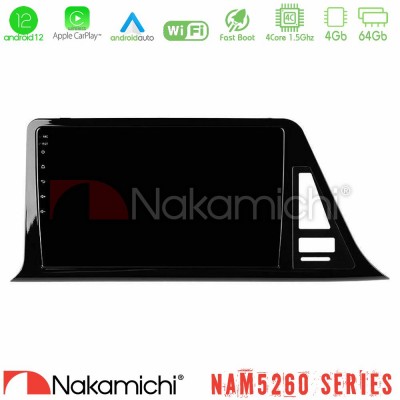 Nakamichi NAM5260 Series 4Core Android12 4+64GB Toyota CH-R Navigation Multimedia Tablet 9