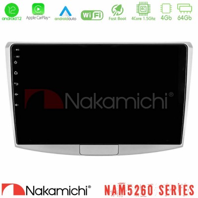 Nakamichi NAM5260 Series 4Core Android12 4+64GB VW Passat Navigation Multimedia Tablet 10