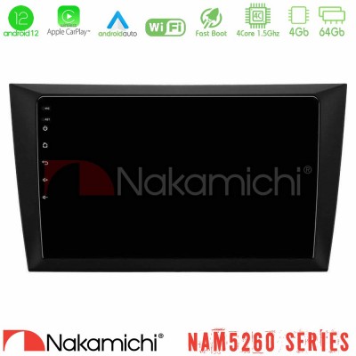 Nakamichi NAM5260 Series 4Core Android12 4+64GB Vw Golf 6 Navigation Multimedia Tablet 9