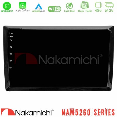 Nakamichi NAM5260 Series 4Core Android12 4+64GB VW Beetle Navigation Multimedia Tablet 9