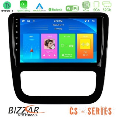 Bizzar CS Series 4Core Android13 2+32GB VW Scirocco 2008-2014 Navigation Multimedia Tablet 9