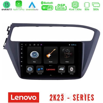 Lenovo Car Pad Hyundai i20 2018-2020 4Core Android 13 2+32GB Navigation Multimedia Tablet 9